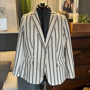 Talbots Striped Blazer